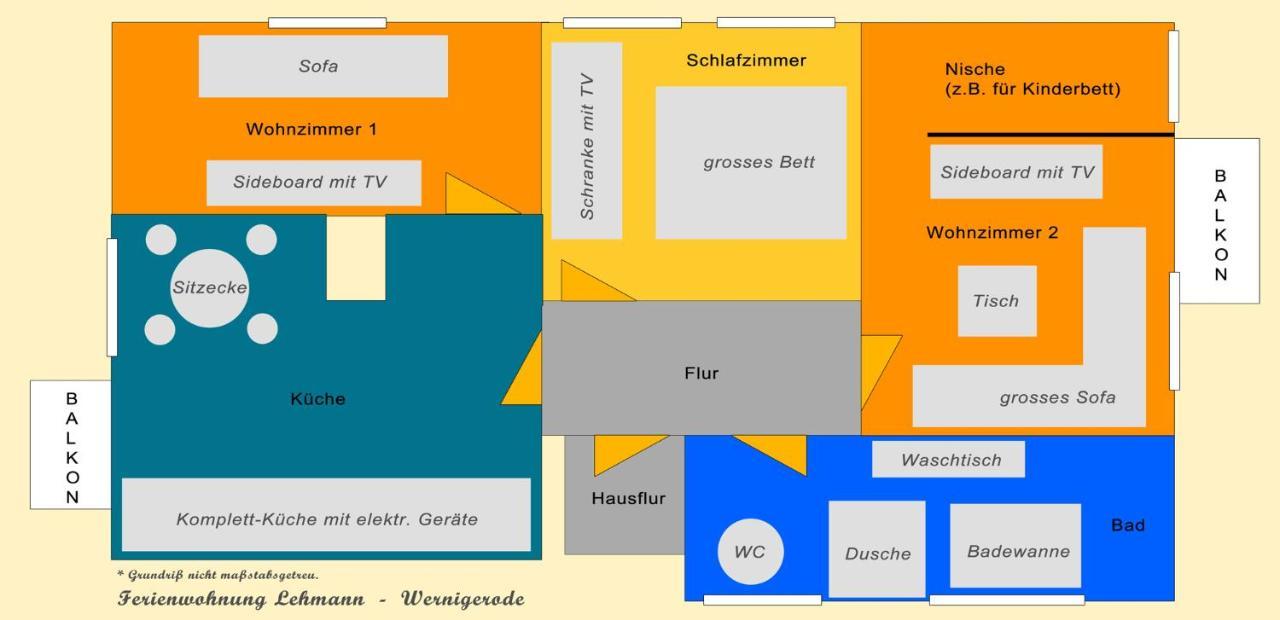 Ferienwohnung Lehmann - Вернигероде Экстерьер фото